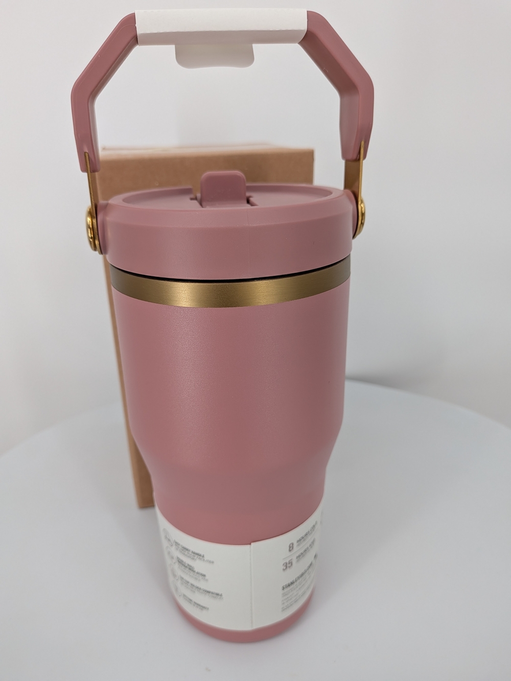 NEW Stanley The IceFlow Flip Straw Tumbler water bottle cup 20 OZ antique pink - Picture 10 of 11